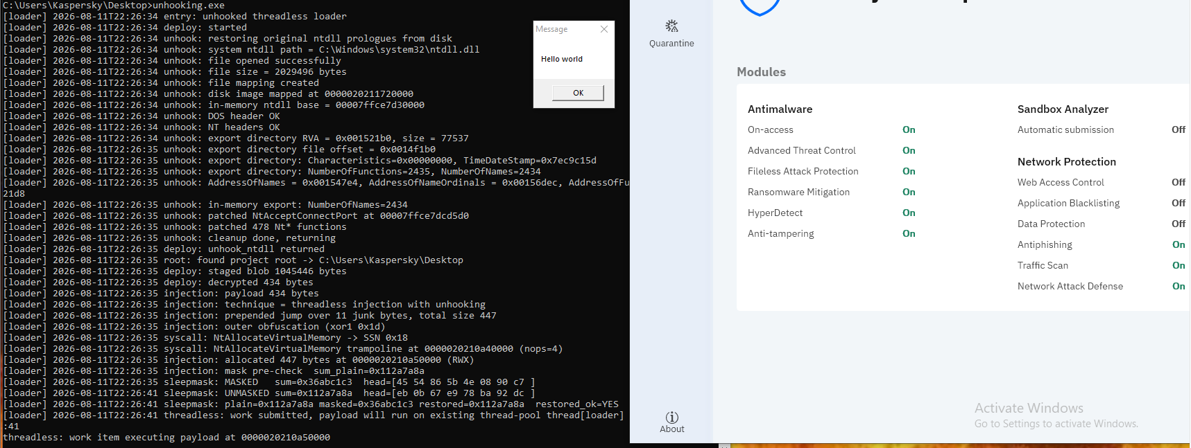 shell code loaders
